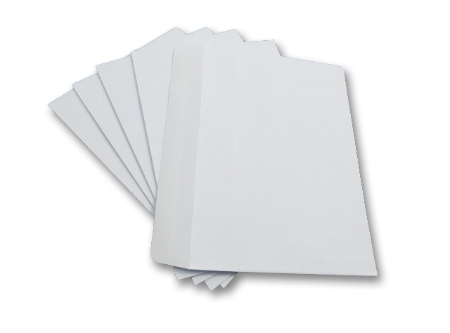 2000 x C6 White Plain Self Seal Envelopes 114x162mm , 80gsm